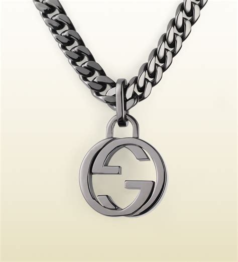 gucci silver jewellery|interlocking g necklace in silver.